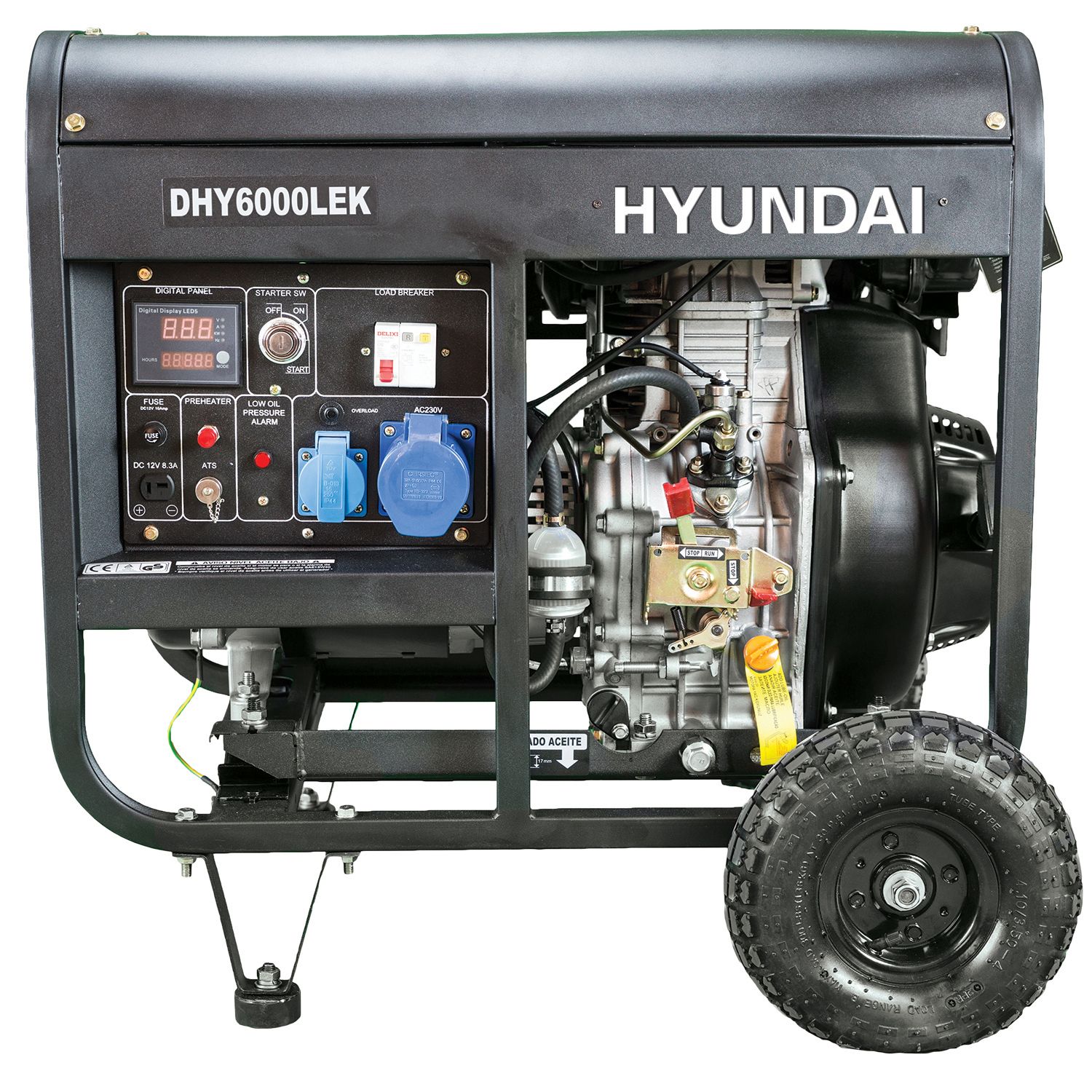 Hyundai Diesel generator 5 kW 10 PK