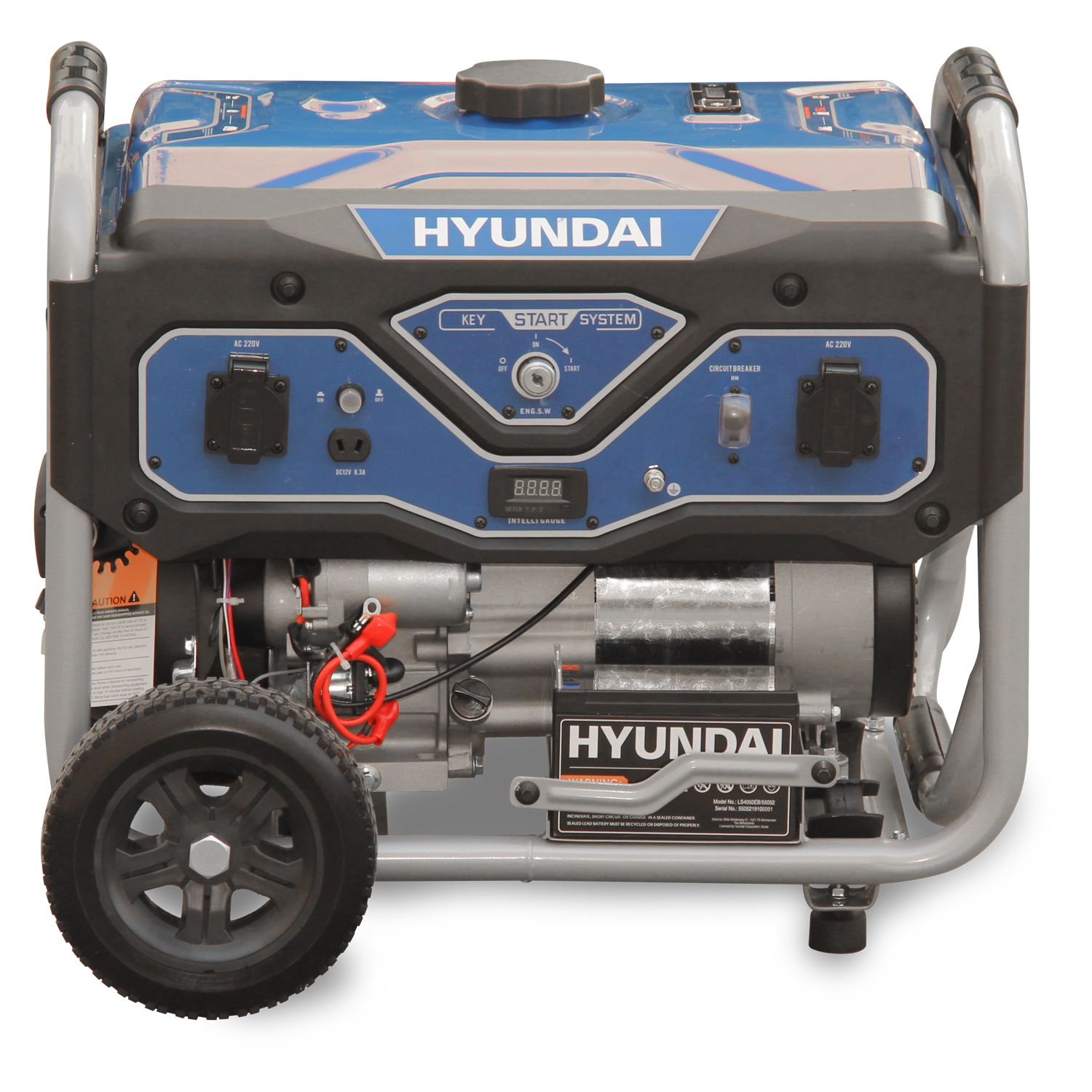 Hyundai generator 3kW - 7PK - Elektrische start