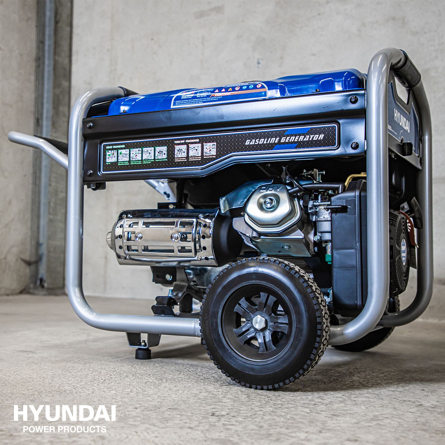 Hyundai Generator 5.5kW 15PK - Elektrische start