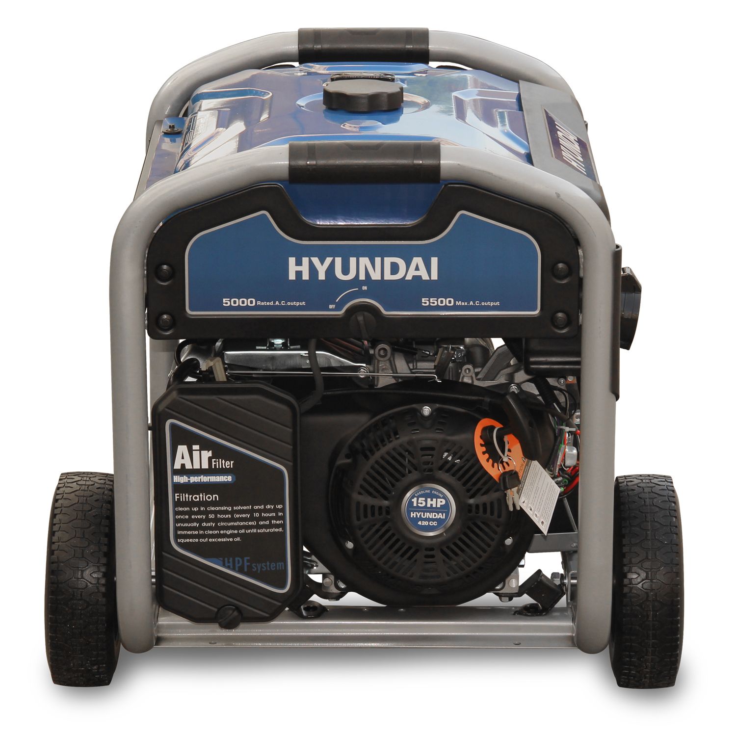 Hyundai Generator 5.5kW 15PK - Elektrische start