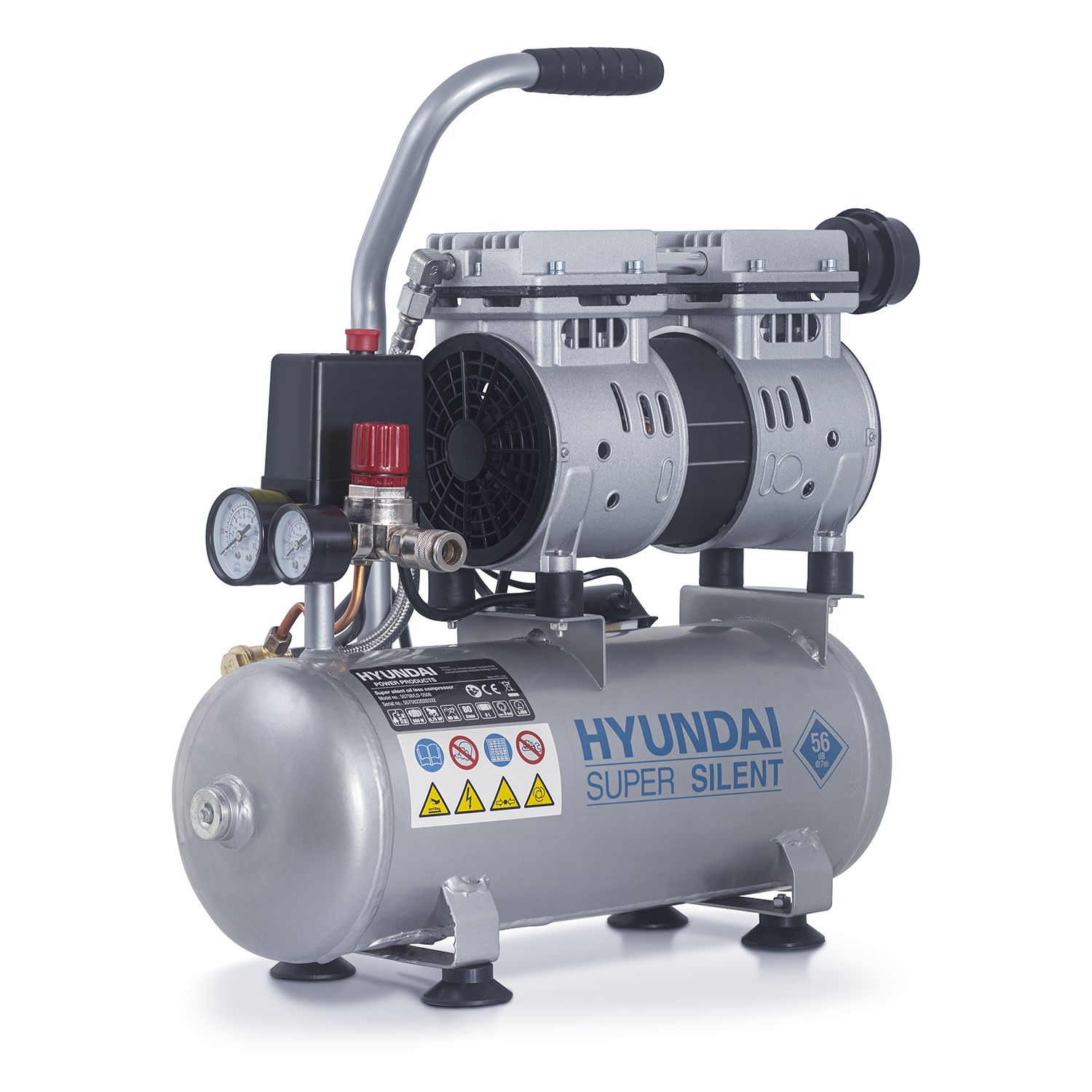 Hyundai stille compressor 8 liter