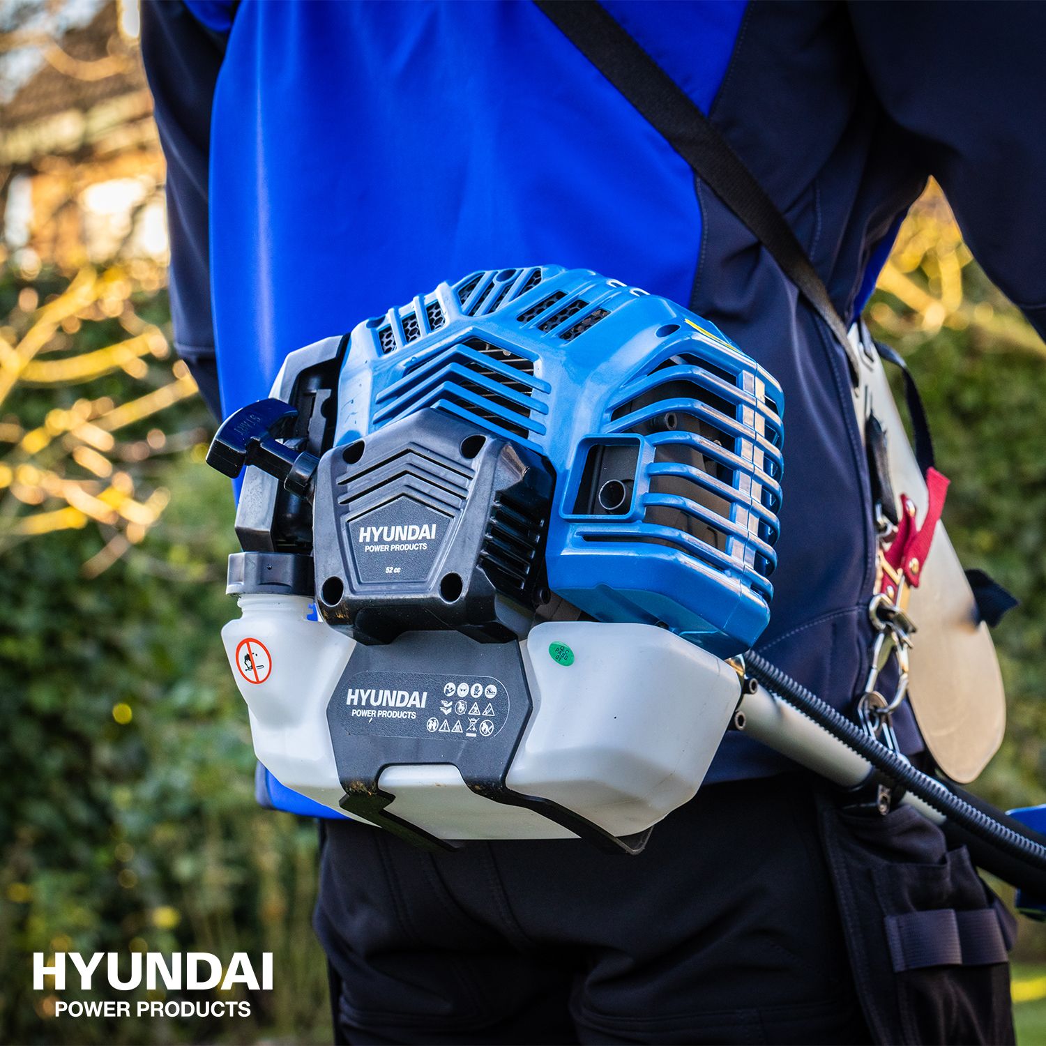 Hyundai bosmaaier 52 cc benzinemotor