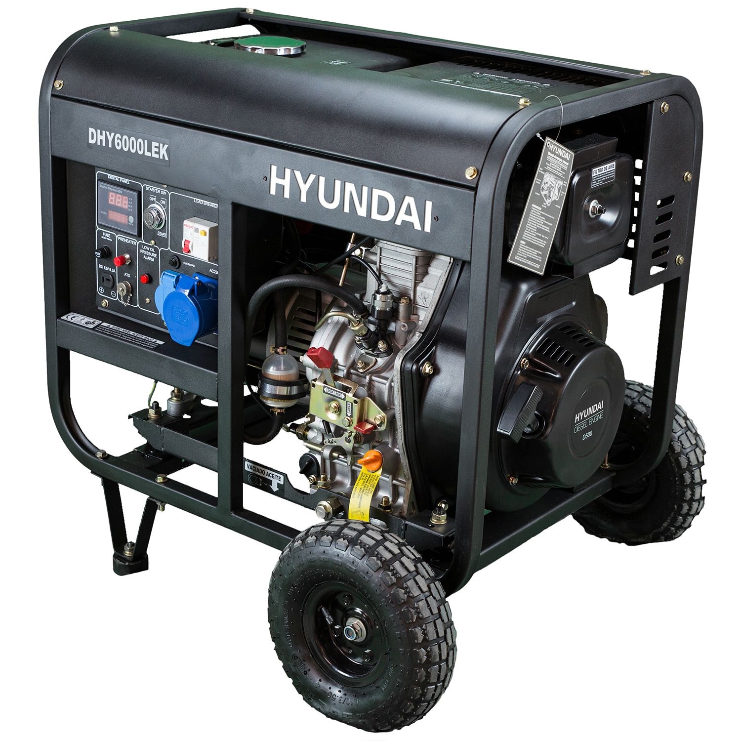Hyundai Diesel generator 5 kW 10 PK