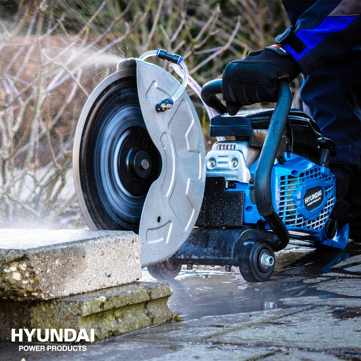 Hyundai betonzaag 2400W 58cc 300mm
