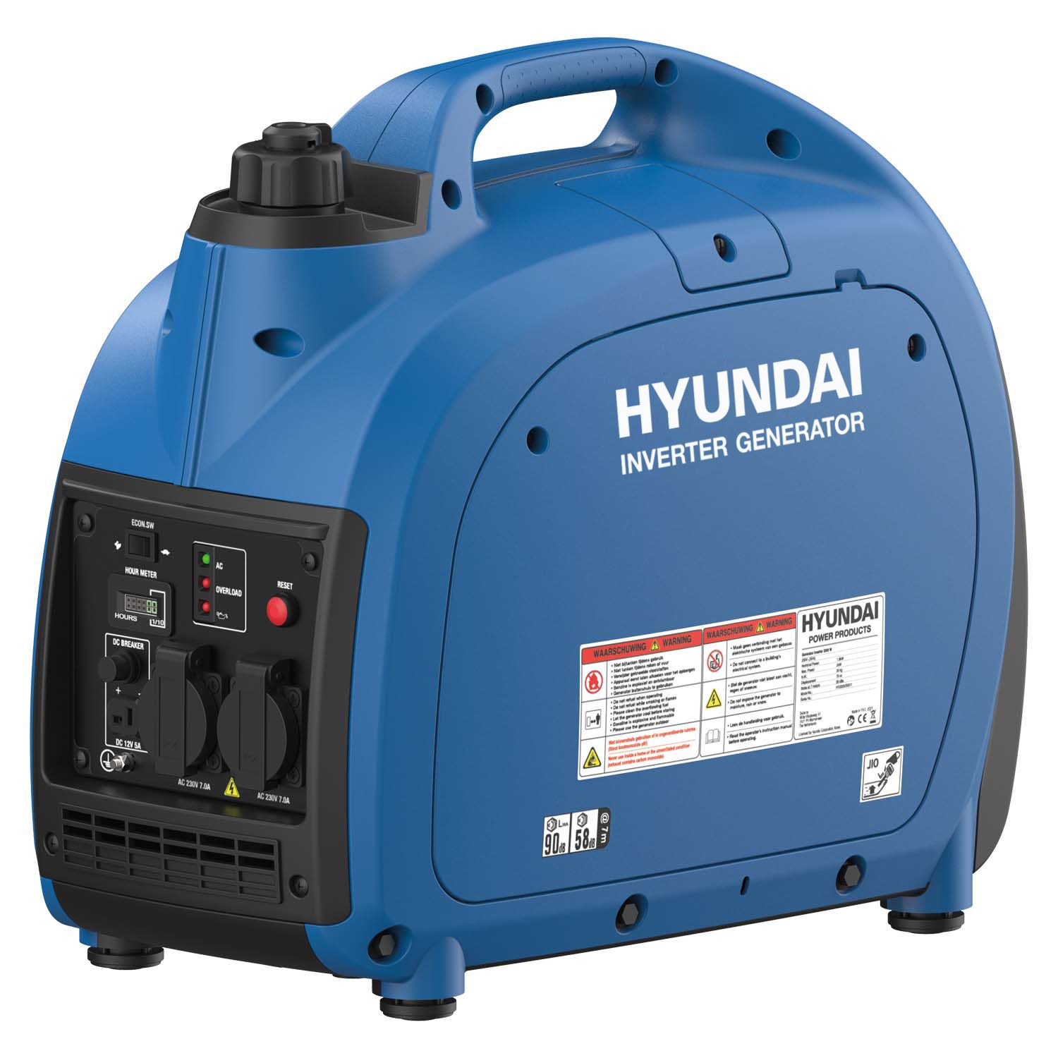 Kantine strak Kilimanjaro Hyundai generator / Invertor 2 kW met benzinemotor | 55011