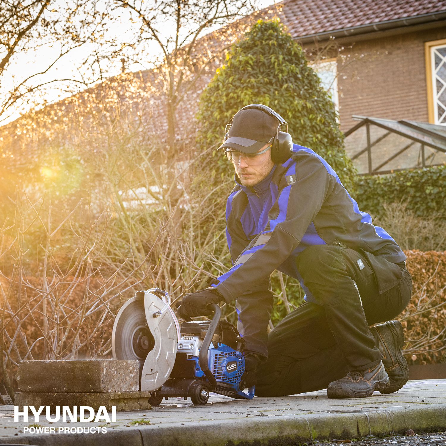 Hyundai betonzaag 2400W 58cc 300mm