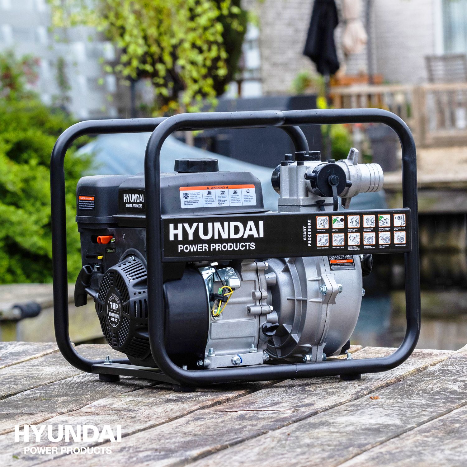 Hyundai hogedruk waterpomp 208 cc