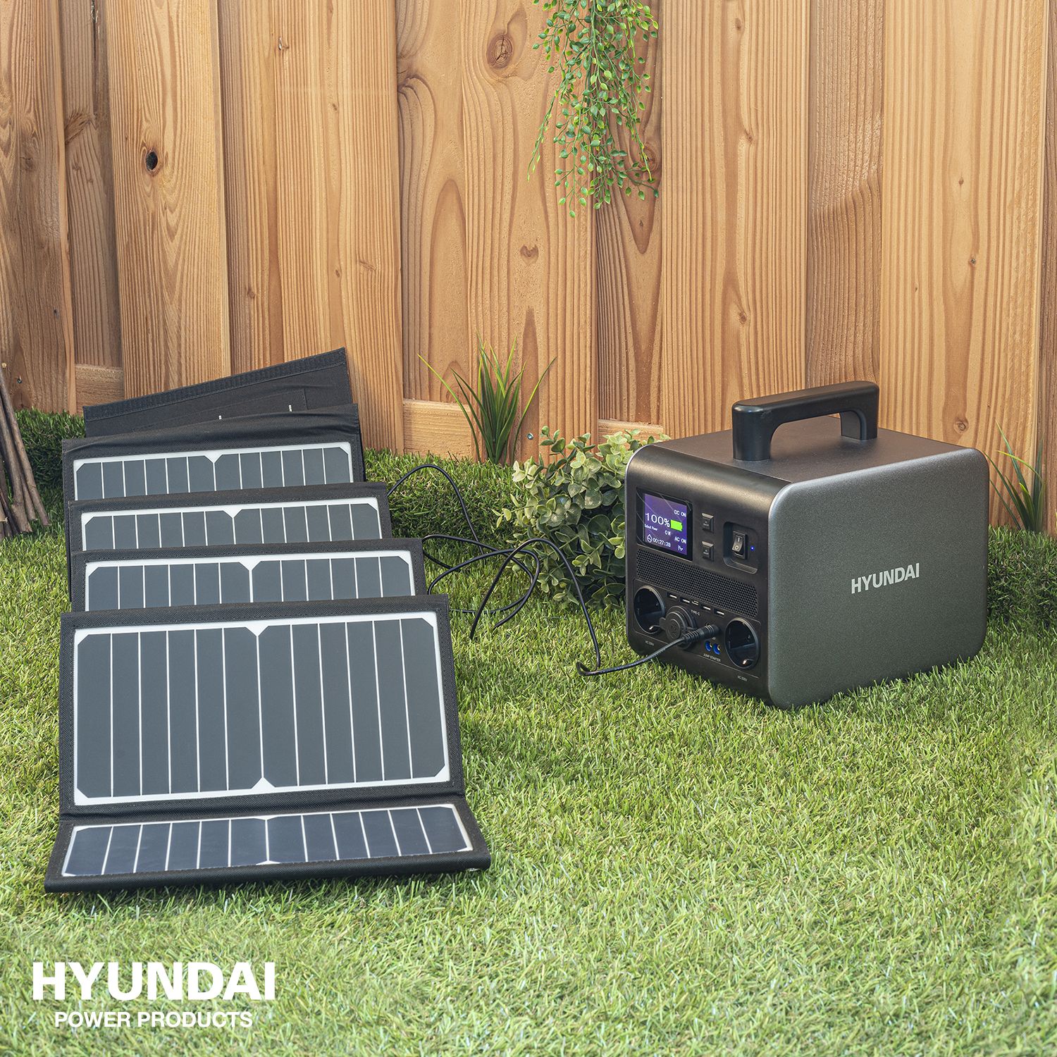Hyundai zonnepaneel voor power station