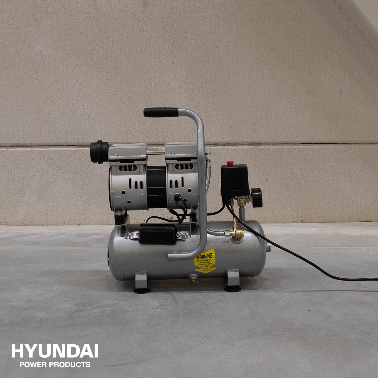 Hyundai stille compressor 8 liter