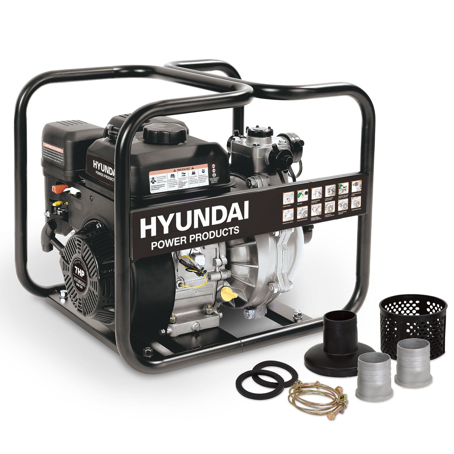 Hyundai hogedruk waterpomp 208 cc