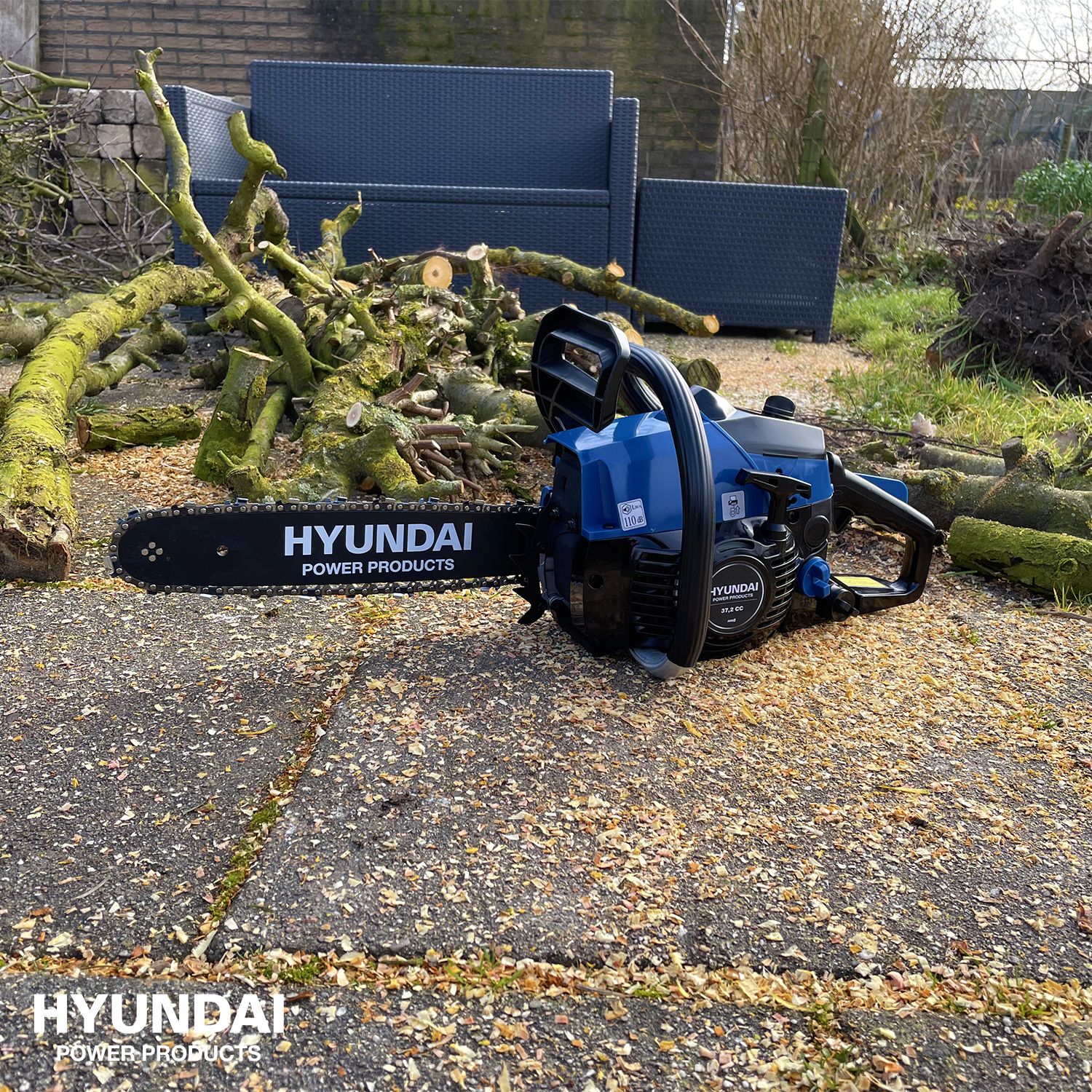 Hyundai kettingzaag 38 cc - 35 cm