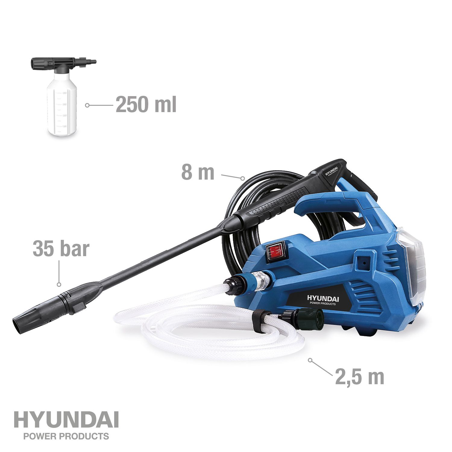 Hyundai 20V hogedrukreiniger 35bar